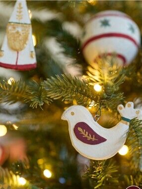 Balsam Hill Festive Katran Ornament Collection -holiday Icons Set.